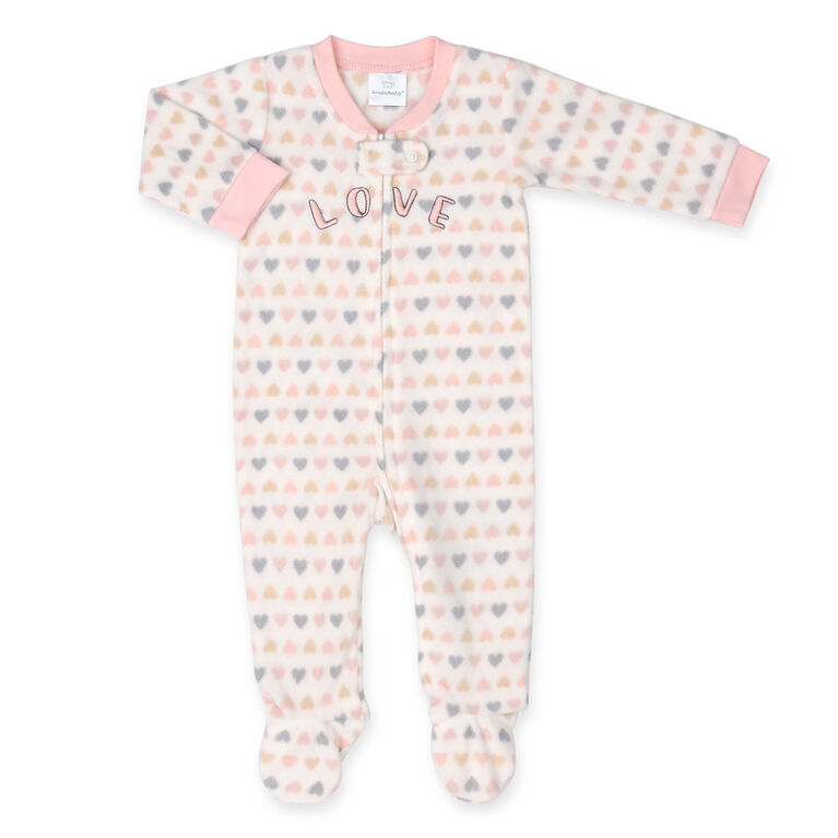 Dormeuse en polaire " Love Hearts " de Koala Baby - taille 0-3 mois