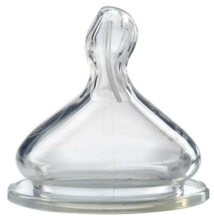 NUK Bottles Perfect Fit Medium Flow Replacement Nipples, 2 pack