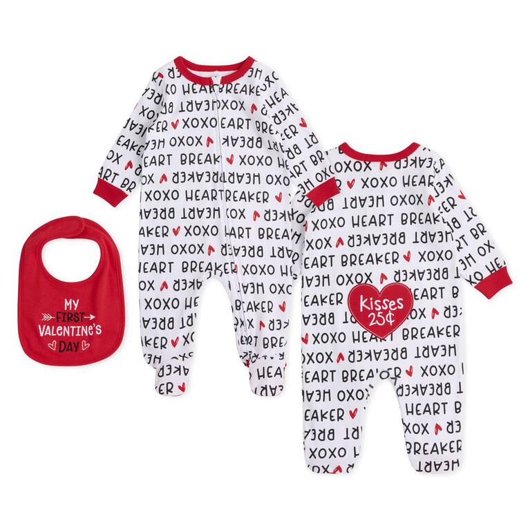 Koala Baby Sleep And Play With Bib Red, 6-9M