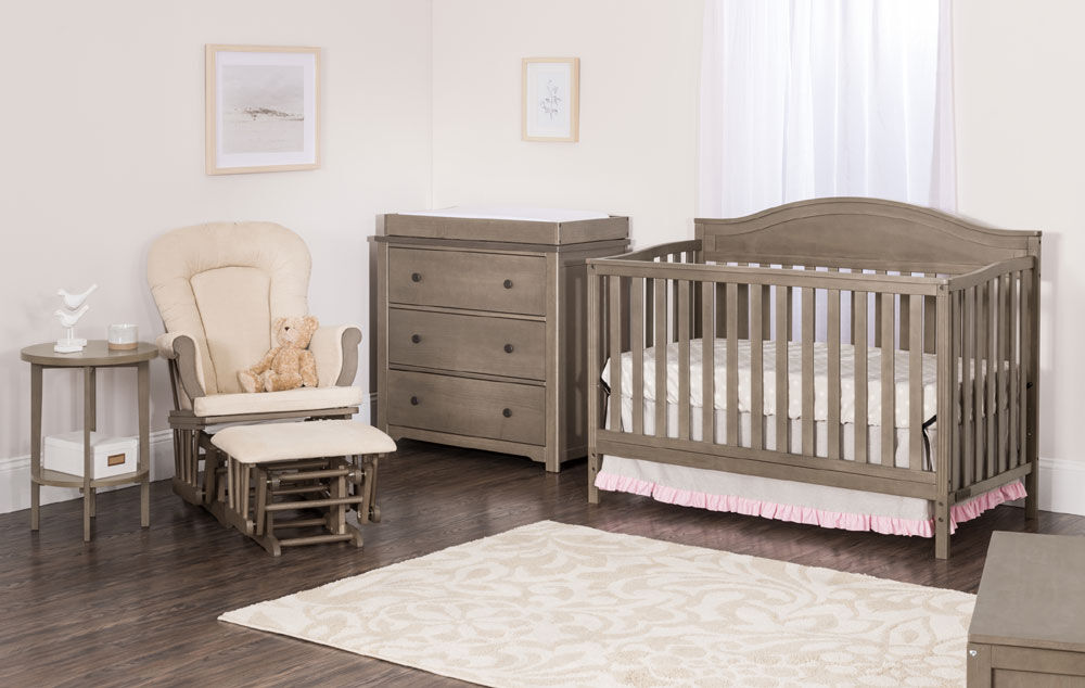 Child Craft Sidney 4 in 1 Convertible Crib Dusty Heather Babies