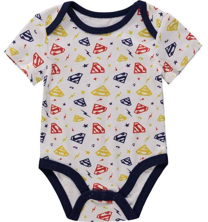 Superman Infant 2 Pack Bodysuit Multi 0-3M-Blue