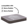 Diono Angle Adjuster Car Seat Leveler, Car Seat Wedge Cushion, Provides More Legroom For Rear-Facing Car Seats