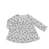 The Peanutshell Baby Girl Layette Mix & Match Shoes Long Sleeve Shirt with Pocket - 6-9 Months