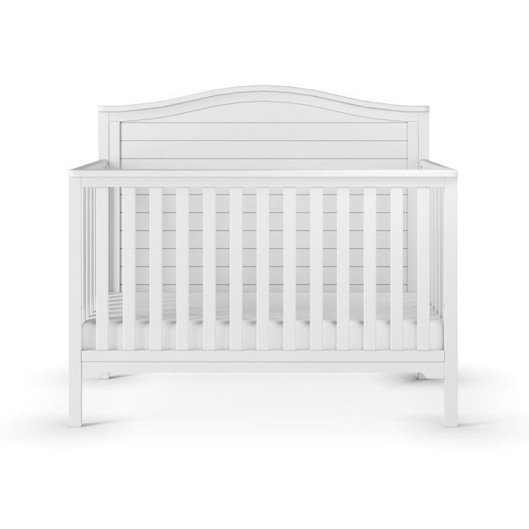 Wilmington Arch Top 4in1 Convertible Crib, Matte White R Exclusive
