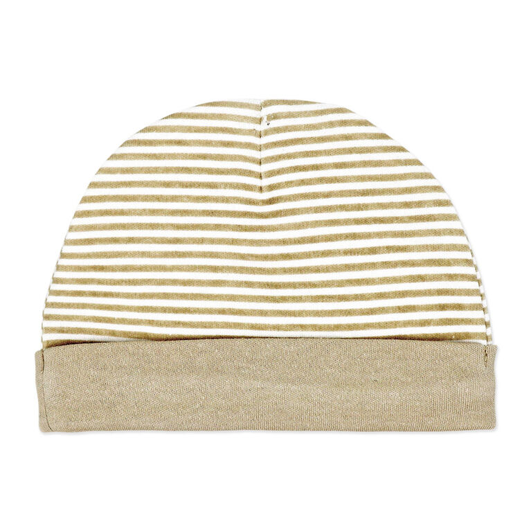 Naturelle 2 Pack Hat: Beige 0-6M