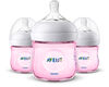 Philips Avent Natural Baby Bottle 3-Pack 4oz - Pink