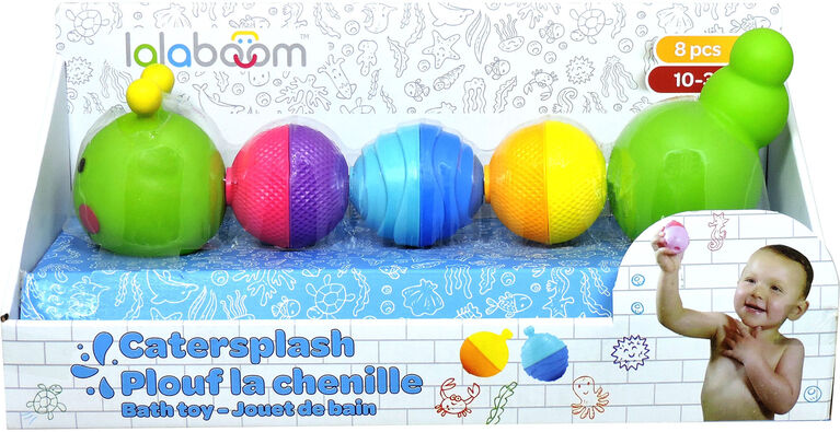Lalaboom - Bloom Beads Caterpillar Bath Toy
