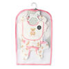 Rock a Bye Baby Boutique  - Girls Little Bear Footie 5-Piece Set - 3-6 Months