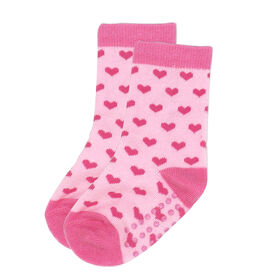 Small Wonder - Toddler  Sock, Pink Heart 2T-4T