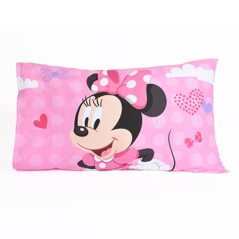 Parure de lit Minnie mouse pour filles, ensemble de literie, couette,  couvre-lit pour bébé, décoration de la maison, cadeaux pour enfants, dessin  animé rose, la maternelle, 3/4 pièces - AliExpress