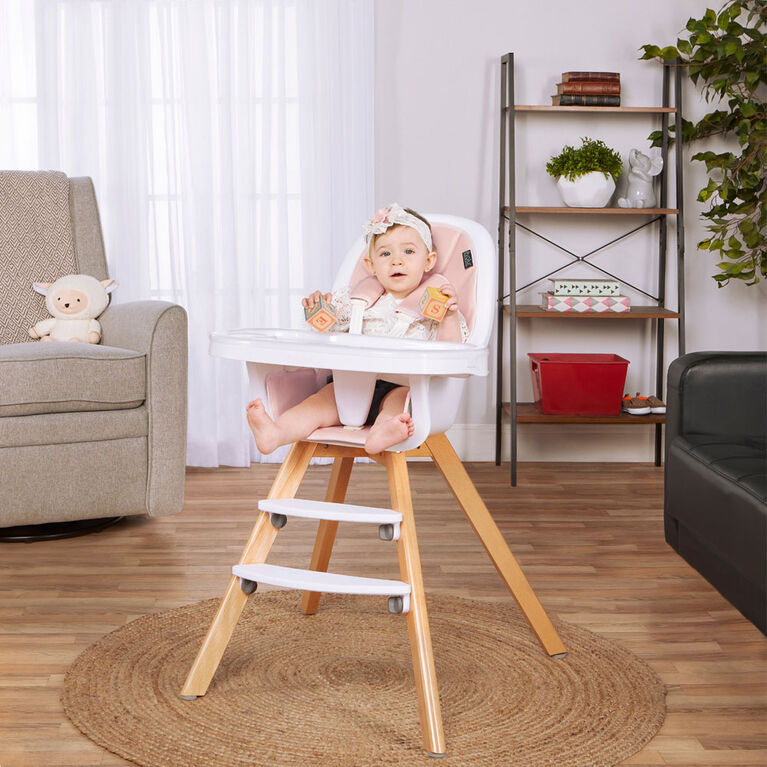 3 In 1 Zoodle High Chair Pink