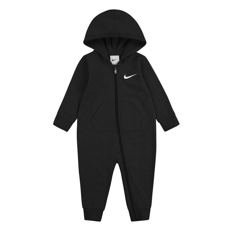 Nike Hooded Coverall - Black - 0-3 Months