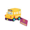 B. Toys Mini Wheee-Ls! Yellow Bus Gus, Pull-Back Toy School Bus