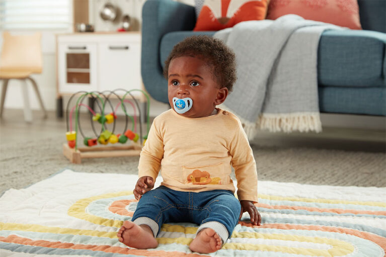 NUK Pacifier Genius Sz 1 2Pack Space Ast