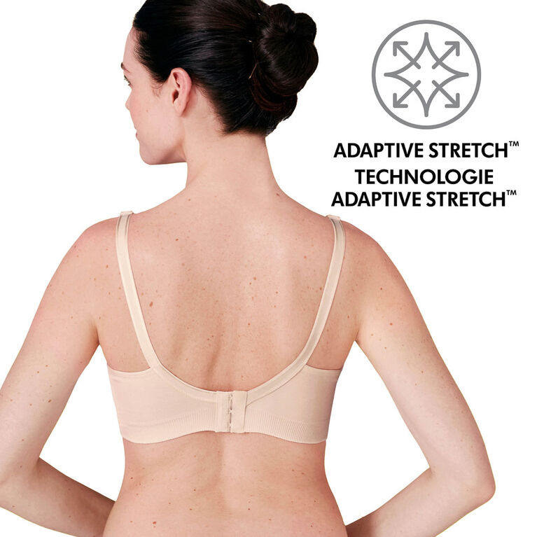 Soutien-gorge d'allaitement et d'expression 3 en 1 Medela - Respirant et léger pour un confort ultime lors de l'allaitement, de l'expression avec tire-lait électrique ou de l'expression dans le soutien-gorge, Chai, Moyen