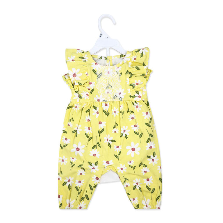 Baby Mode 3 Piece Coverall Set: Little Wildflower