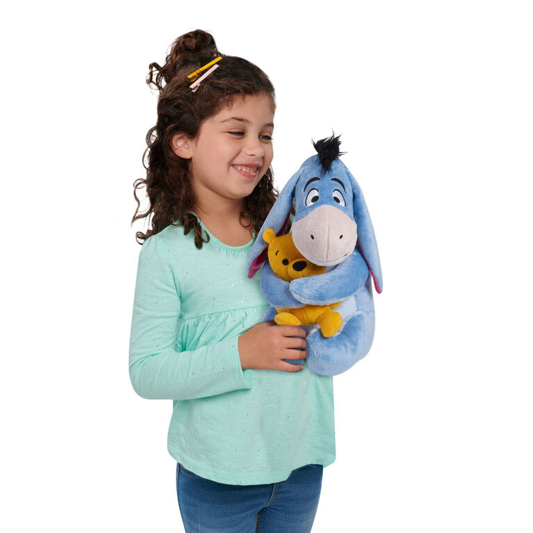 Peluche Bourriquet avec Winnie l'ourson de Disney Classics