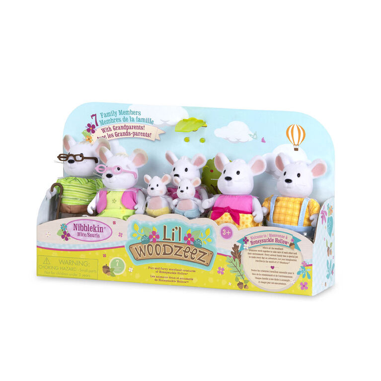 Li'l Woodzeez, Nibblekin Mouse Family Toys R Us Canada