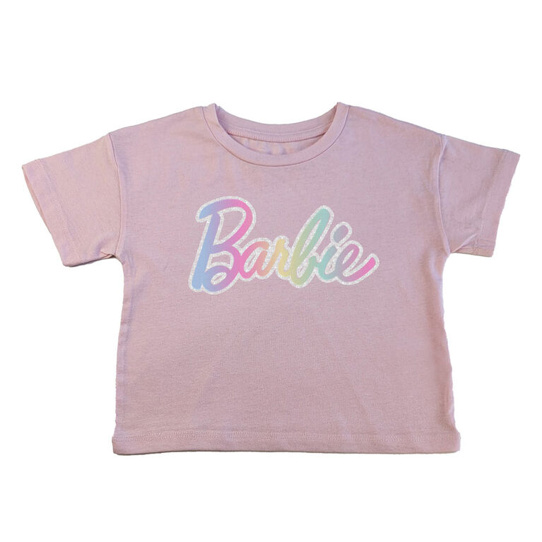 Barbie Crop Short Sleeve Tee - Pink