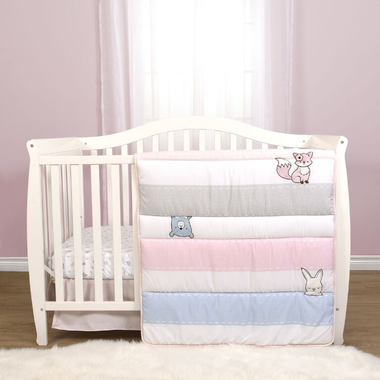 Baby's First By Nemcor ensemble pour lit de bébé- Pink