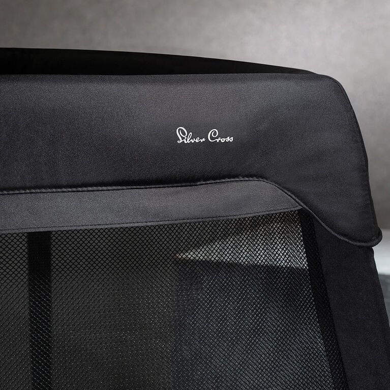 Silver Cross Slumber Travel Crib - Carbon