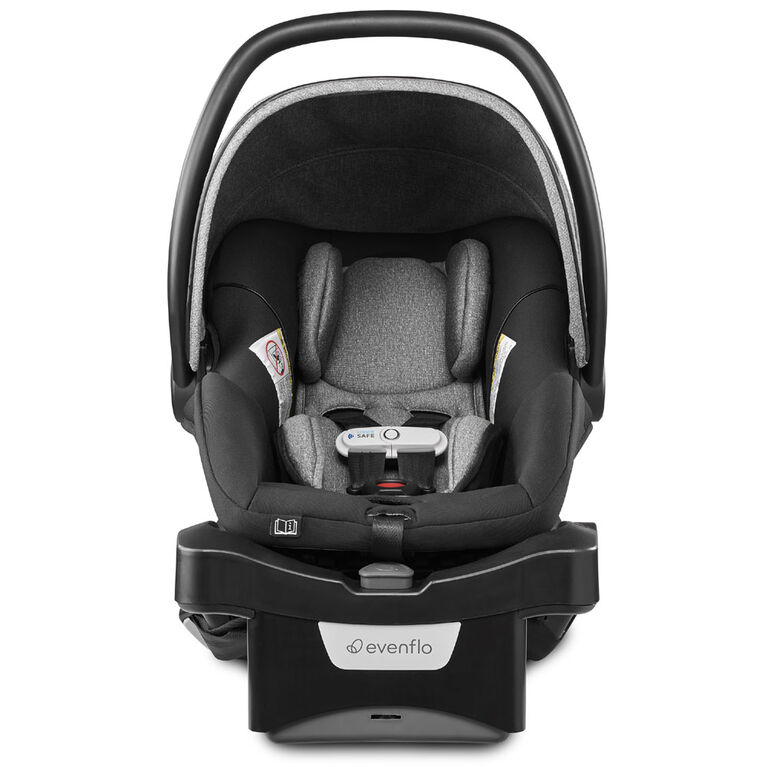 Evenflo GOLD SensorSafe LiteMax DLX Smart Infant Car Seat with SafeZone Load Leg, Moonstone