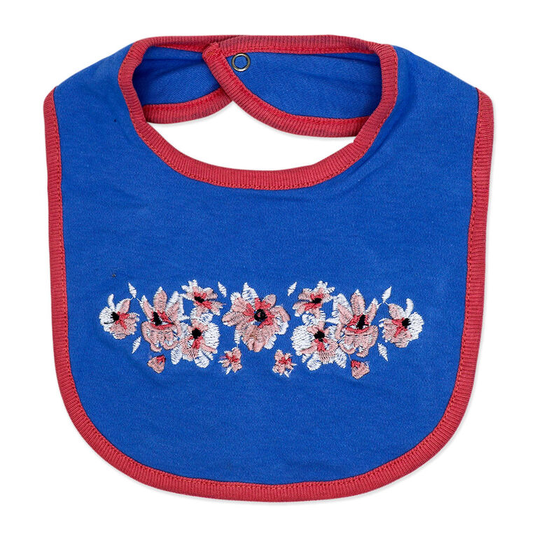 Mini Moi 5 Piece Mesh Bag Set: Blue Floral