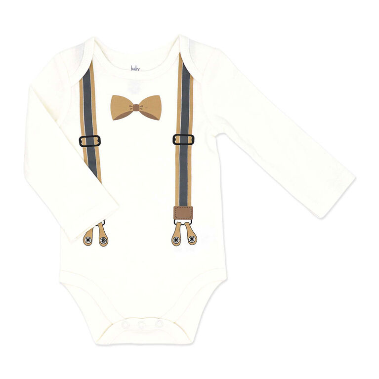 Baby Mode 3 Piece Dress-Up Set: Brown 0-3M