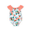 Maillot de bain 1 pièce Koala Baby imprimé toucan corail, Jusqu'à 3 mois