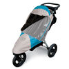 Petit Coulou 3 Seasons (4 in 1) Stroller Cover - Blue/Grey