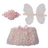 Elly & Emmy pink butterfly 3 piece tutu set