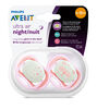 Suce de nuit ultra-aérée Philips Avent, 6 à 18 mois, couleurs variées, emballage de 2