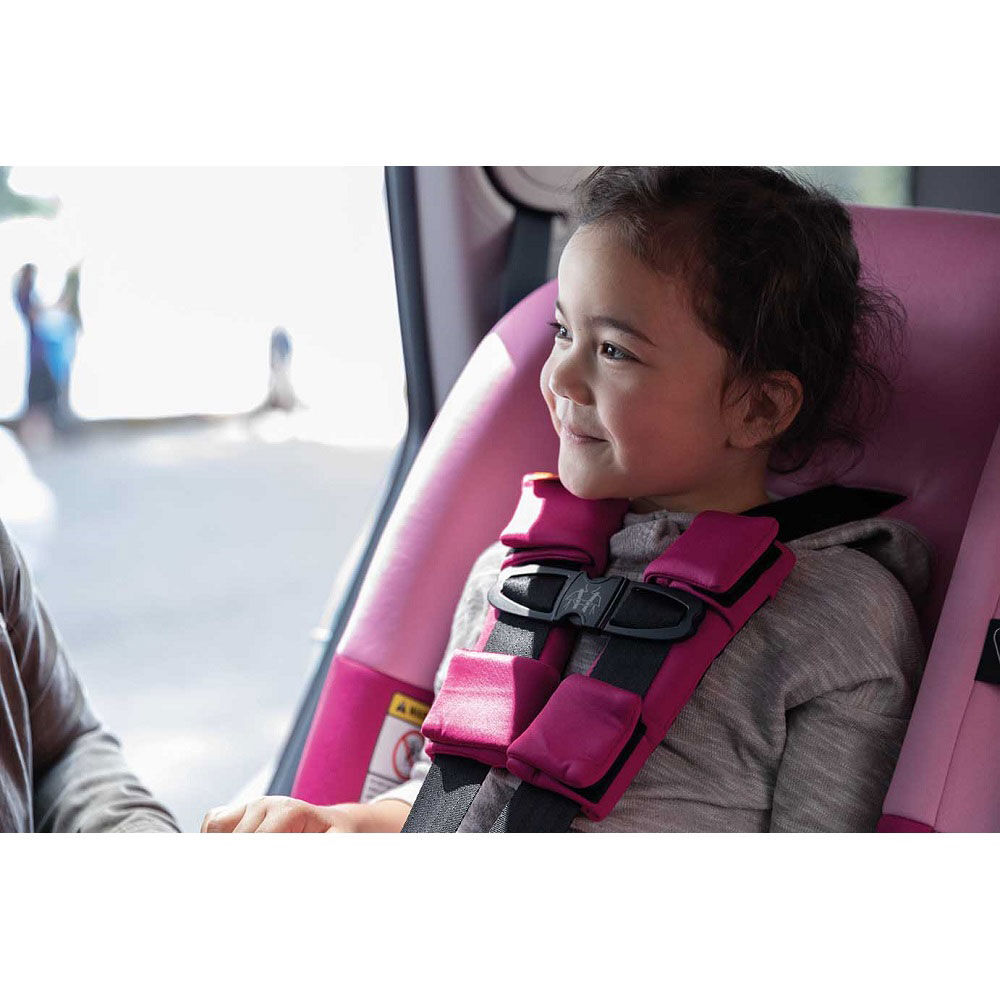 pink convertible car seat
