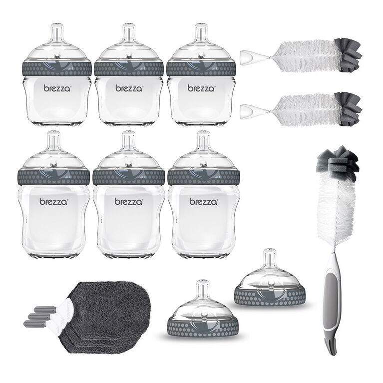 Baby Brezza 14 Piece Glass Baby Bottle Gift Set Babies R Us Canada