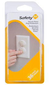 Safety 1st Secure Press Plug Protector, 36-Pack