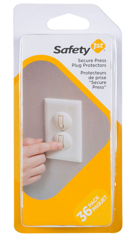 Safety 1st protecteur de prise Secure Press - paquet de 36.