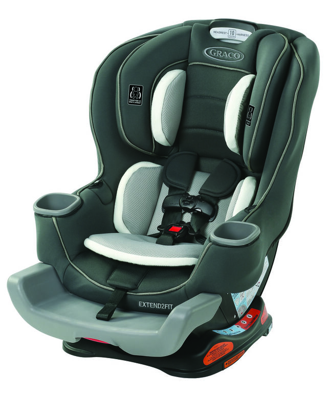 Graco Extend2Fit Convertible Car Seat, Carter