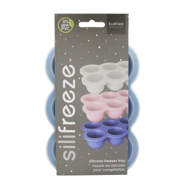 Kushies - SiliFreeze moule en silicone pour congélation - Mineral Blue