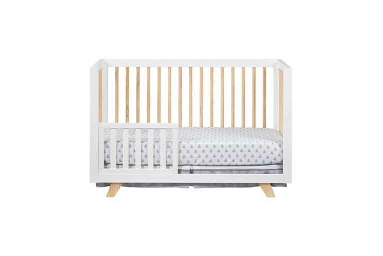Barrière de sécurité Oxford Baby Visby pour tout-petits de couleur blanc / naturel - Notre exclusivité