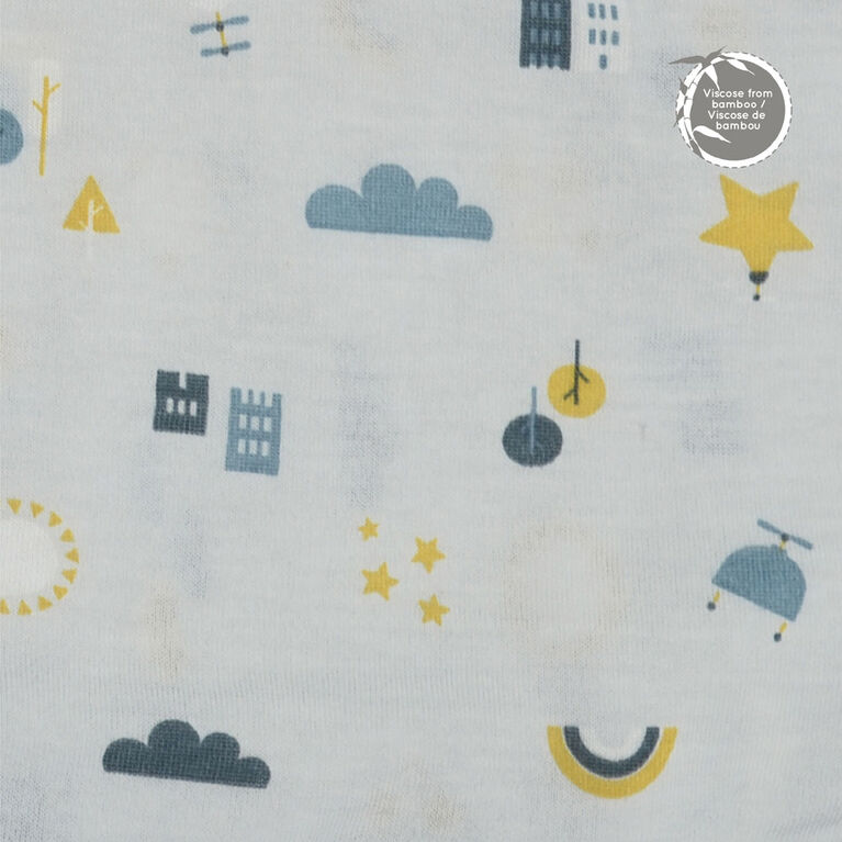 Perlimpinpin Bamboo City Print Blanket