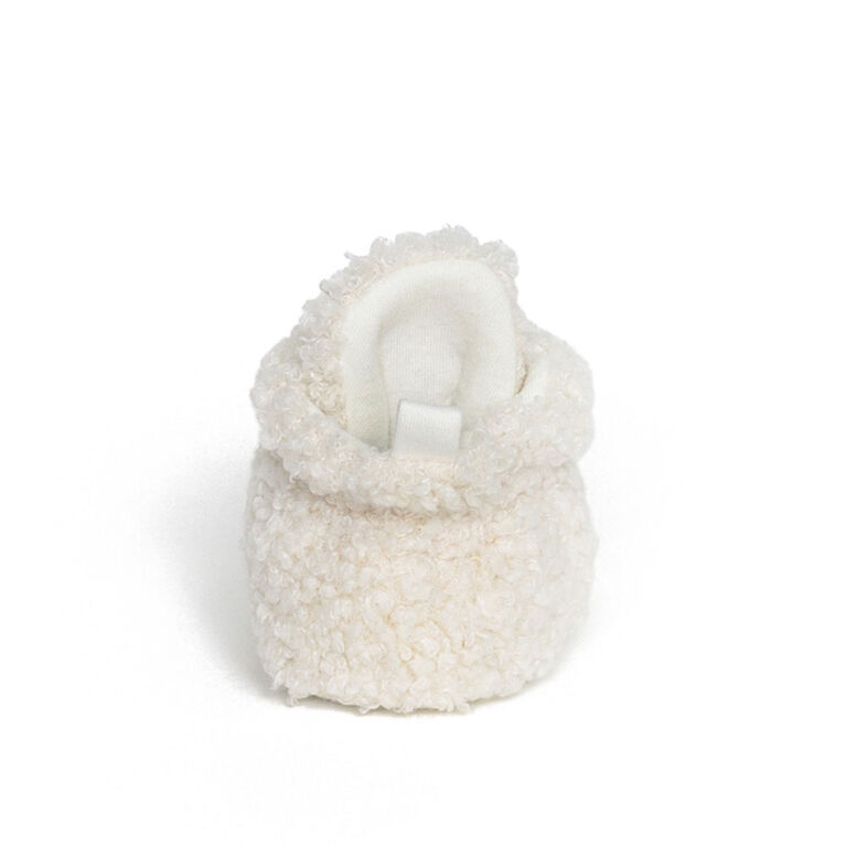 Robeez - Snap Booties - Sherpa Ivory - 6-12 months