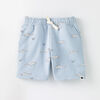 4-5 ans short en tricot - bleu pâle