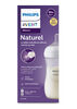 Avent Natural Baby Bottle with Natural Response Nipple, Clear, 9oz, 1 pack