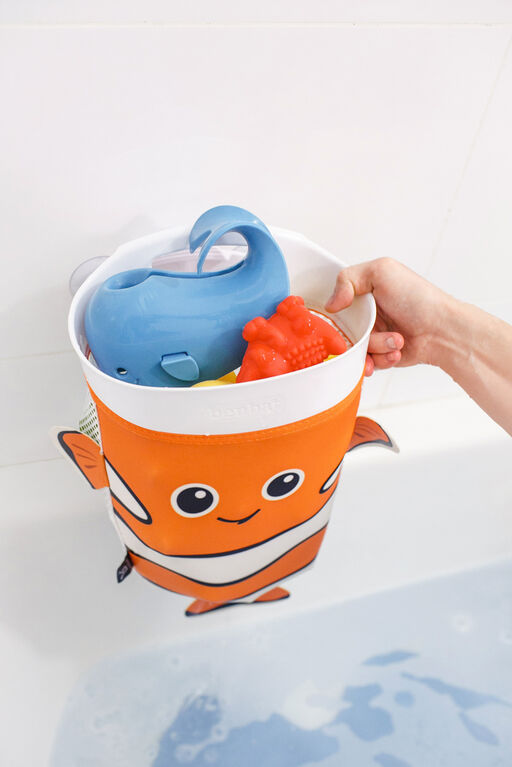 Benbat - Scoop & Store Bath Toy Organizer - Captain Nemo / Orange / 0-36 Months Old