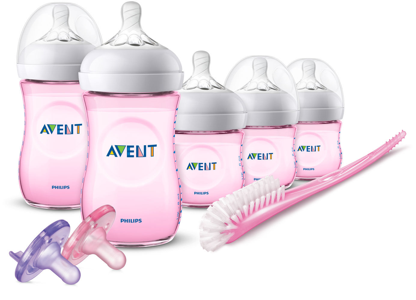 Pink sales avent bottles