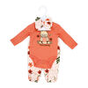 Sterling Baby 3 Piece Footed Set: Pink Bear