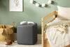 Sweedi Nightstand- Stool Dark Gray