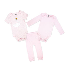 Naturelle 3 Piece Turn me Around Set: Pink