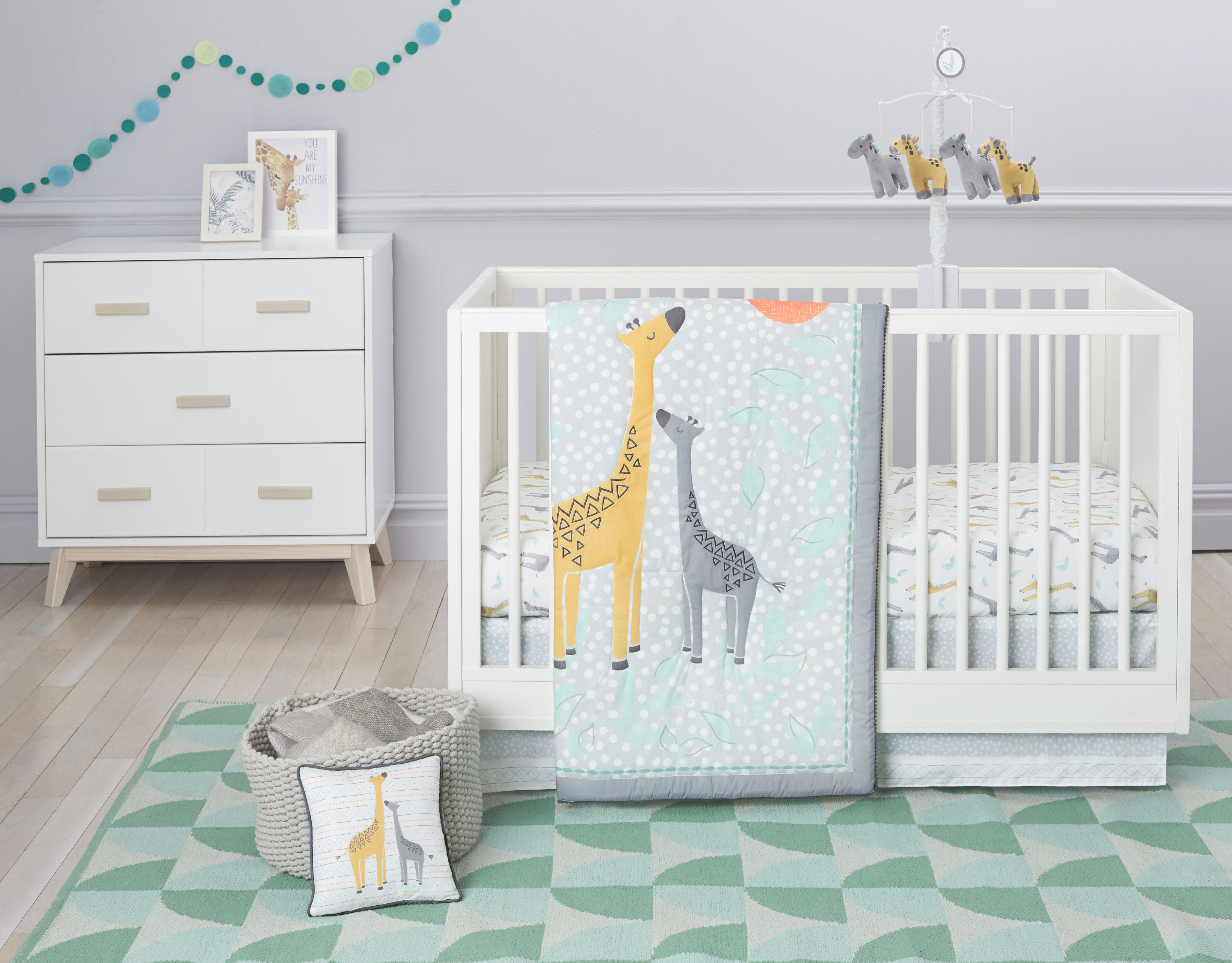 5 piece crib set