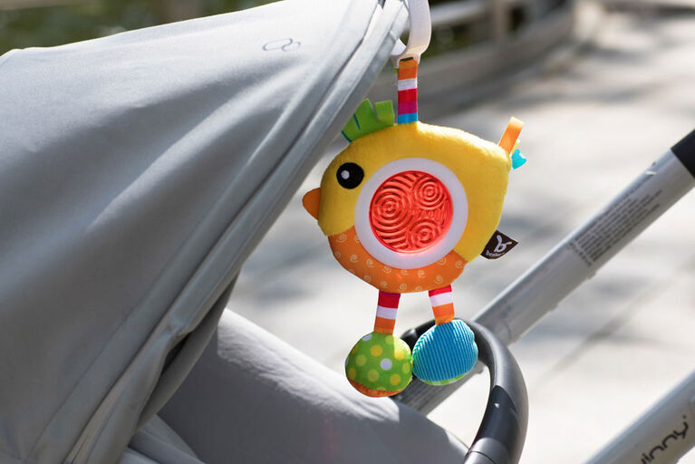 Benbat - Dazzle Friends Travel Rattles - Bird / Yellow / 0-12 Months Old